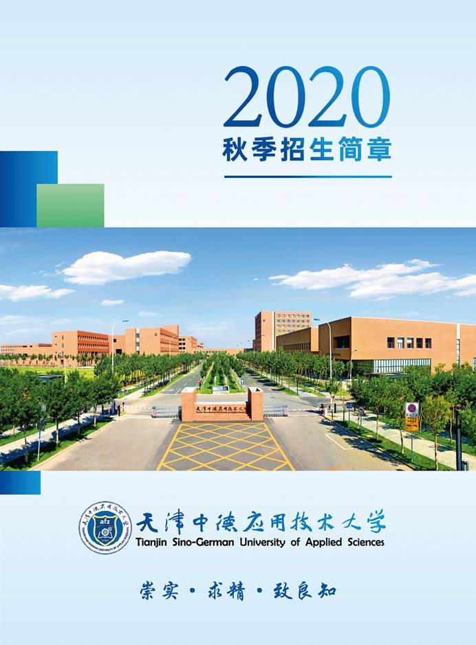 2020年天津中德应用技术大学秋季招生简章